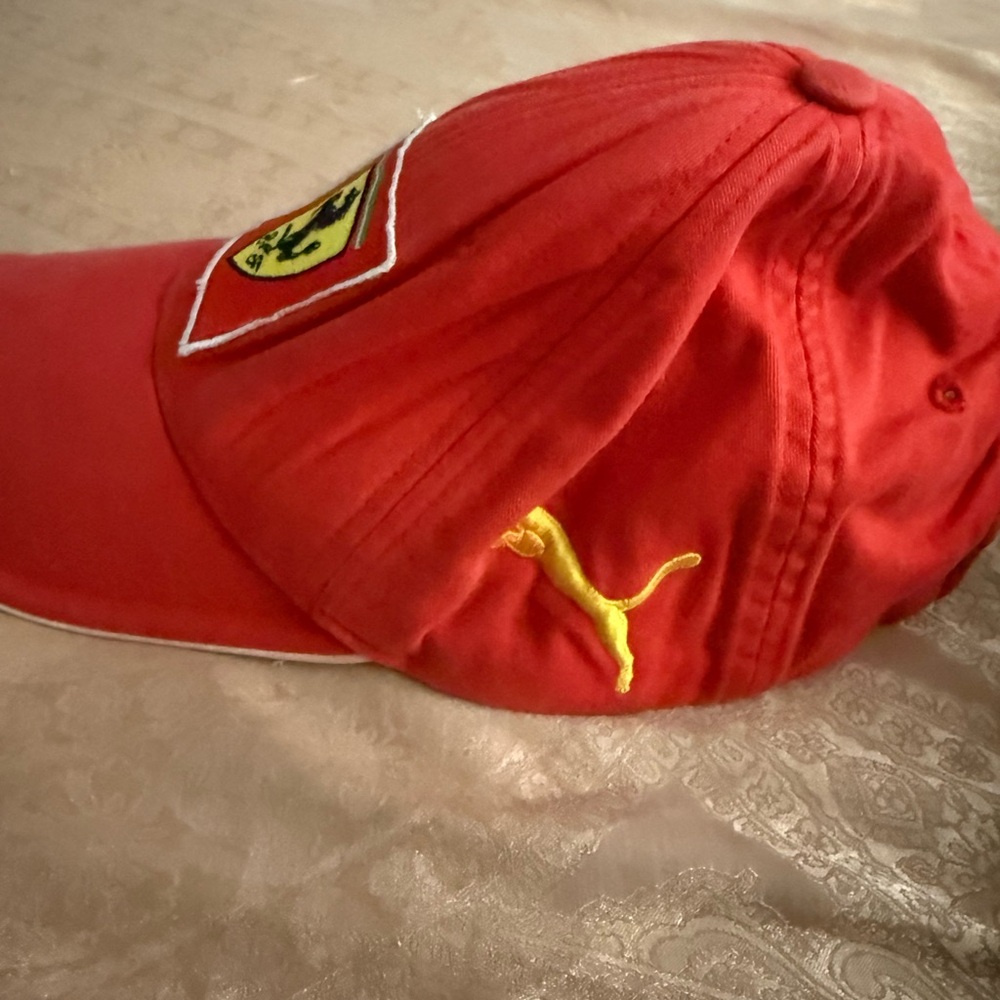 Puma Red Cap with Ferrari Logo - Picture 4 of 5